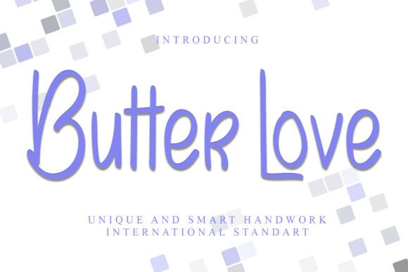 Butter Love: The Slim Handwritten Font for Modern Design