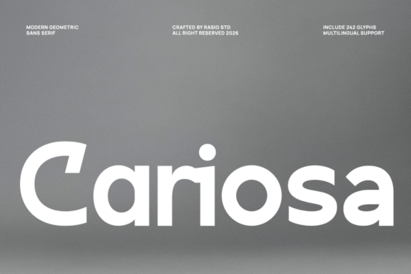 Cariosa: Mastering the Modern Display Typeface