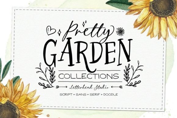 Designing with Delight: How the Pretty Garden Font Trio Works