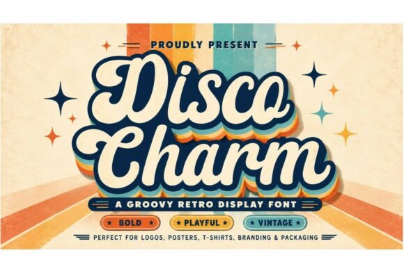 Disco Charm: Your Ticket to Groovy, Eye-Catching Design