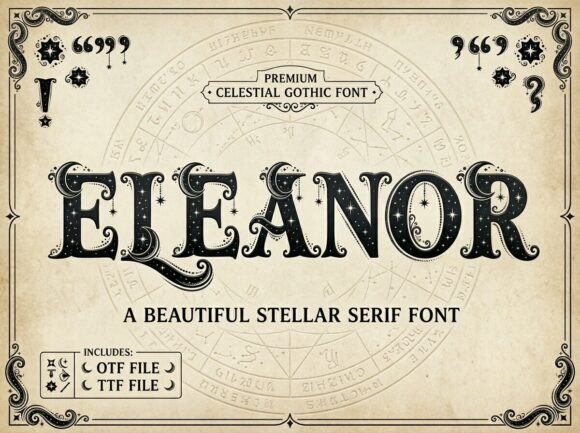 Eleanor: Channeling Celestial Gothic Elegance for Modern Branding