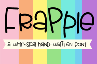 Frapple: The Handwritten Font That Brings Playful Energy to Your Projects