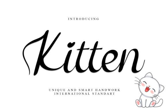 Kitten: The Elegant Font That Brings Handmade Charm to Any Project