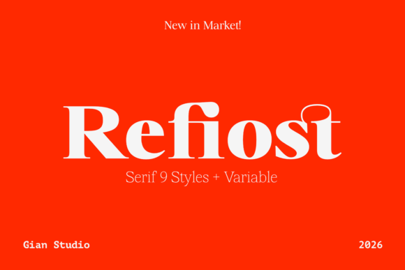 Refiost: A Modern Serif for Crisp, Confident Branding