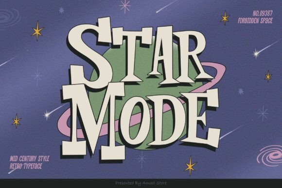 Star Mode: The Mid-Century Retro Font That Captures an Era