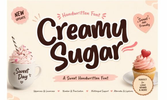 Why Creamy Sugar is the Friendly Typeface Your Brand Needs